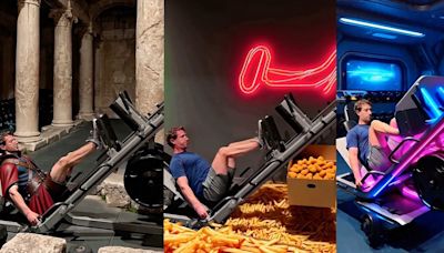 Mark Zuckerberg Shows Off Bizarre Video of Himself Leg Pressing Chicken Nuggets