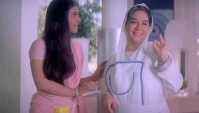 Fans perfectly chant along to Kajol's Hello Mrs Sprightley line as K3G is re-released in theatres. Watch