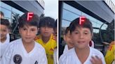 Uno de los hijos de Messi participó de un reto viral y sorprendió a todos con el jugador de la selección que eligió