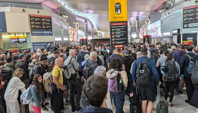 Heathrow Airport terminal evacuated causing chaos for holidaymakers and England fans