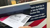 Ballots must be postmarked or placed in official ballot drop boxes by 8 p.m. Tuesday