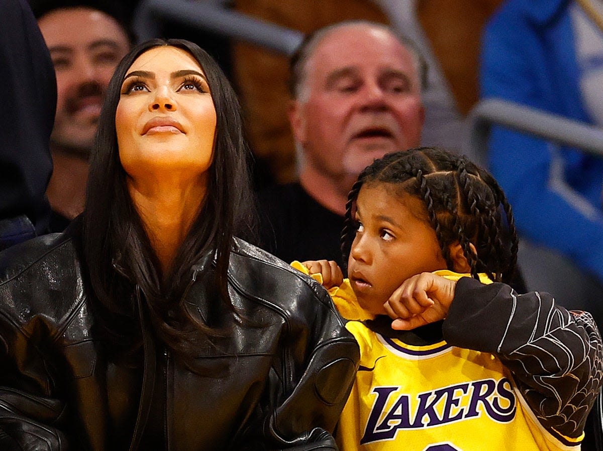 Kim Kardashian says son Saint is ‘closer’ to sister North West because of his YouTube channel