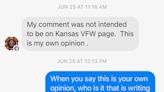 Here's what national VFW says about anti-Pride Month comments from Kansas VFW leader
