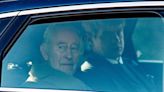 King seen for first time since prostate operation announcement