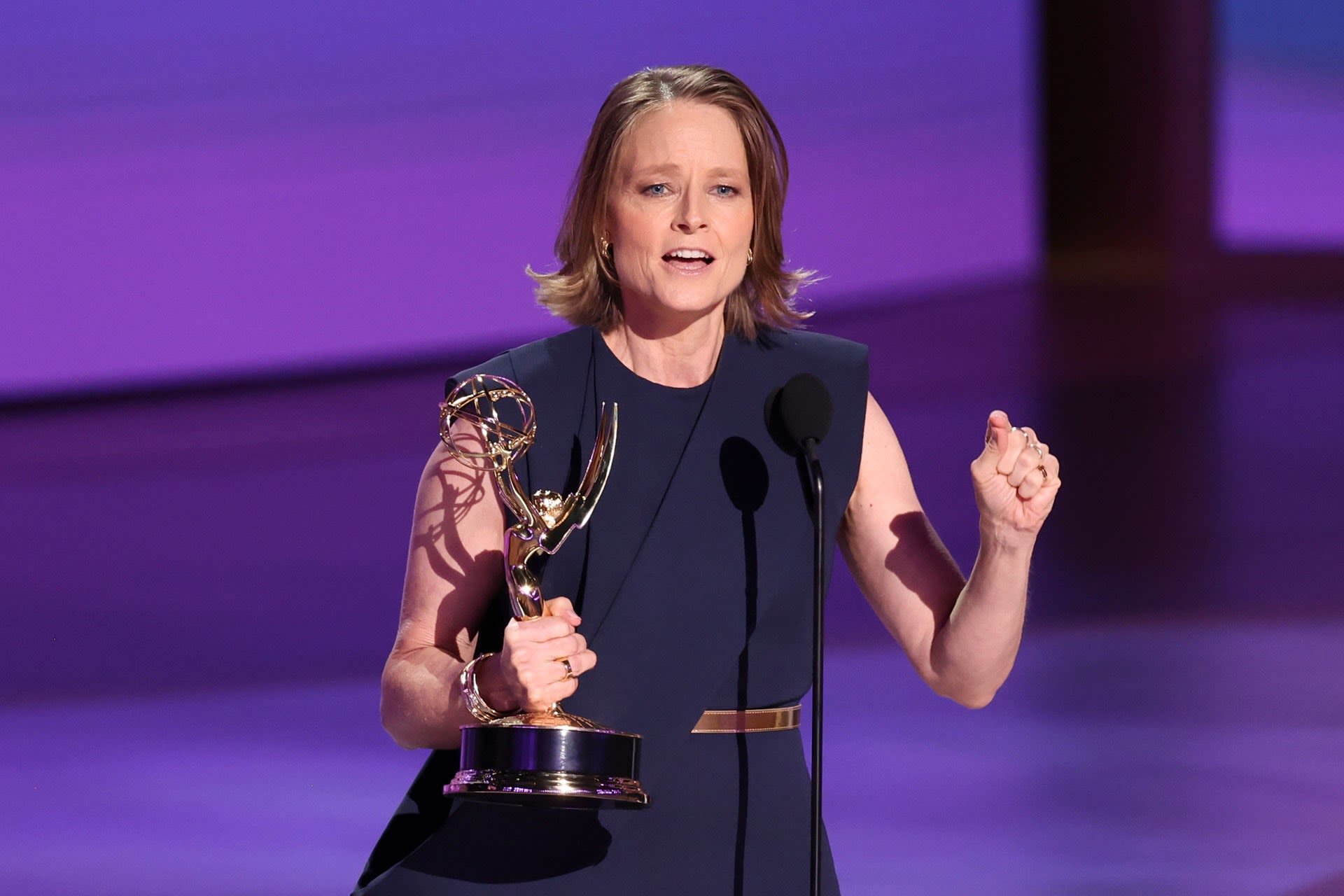 Jodie Foster Calls Her Wife the “Love of My Life” While Accepting Her First Emmy