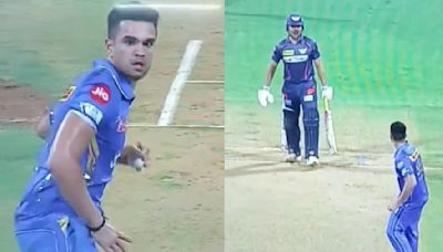 Video: Arjun Tendulkar Shows Aggression Towards Marcus Stoinis During MI vs LSG IPL 2024 Clash at Wankhede Stadium