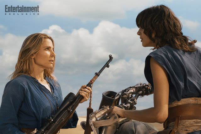 Yes, that is Elsa Pataky in two separate roles in “Furiosa: A Mad Max Saga”