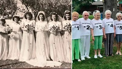 Seis hermanas estadounidenses lograron un récord mundial por su edad combinada de 570 años