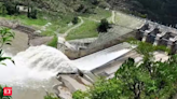 Watch: Pandoh Dam releases floodwater after Himachal Pradesh's cloudburst triggers flooding - The Economic Times