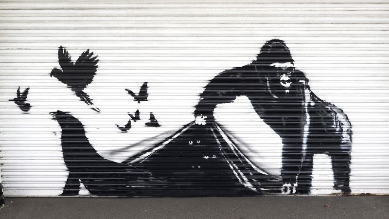 Banksy London Zoo mural offers clue to why wild animals have been appearing all over city | CNN