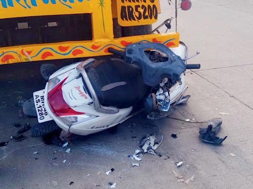 Navi Mumbai: Scooter rider dies in mishap on highway