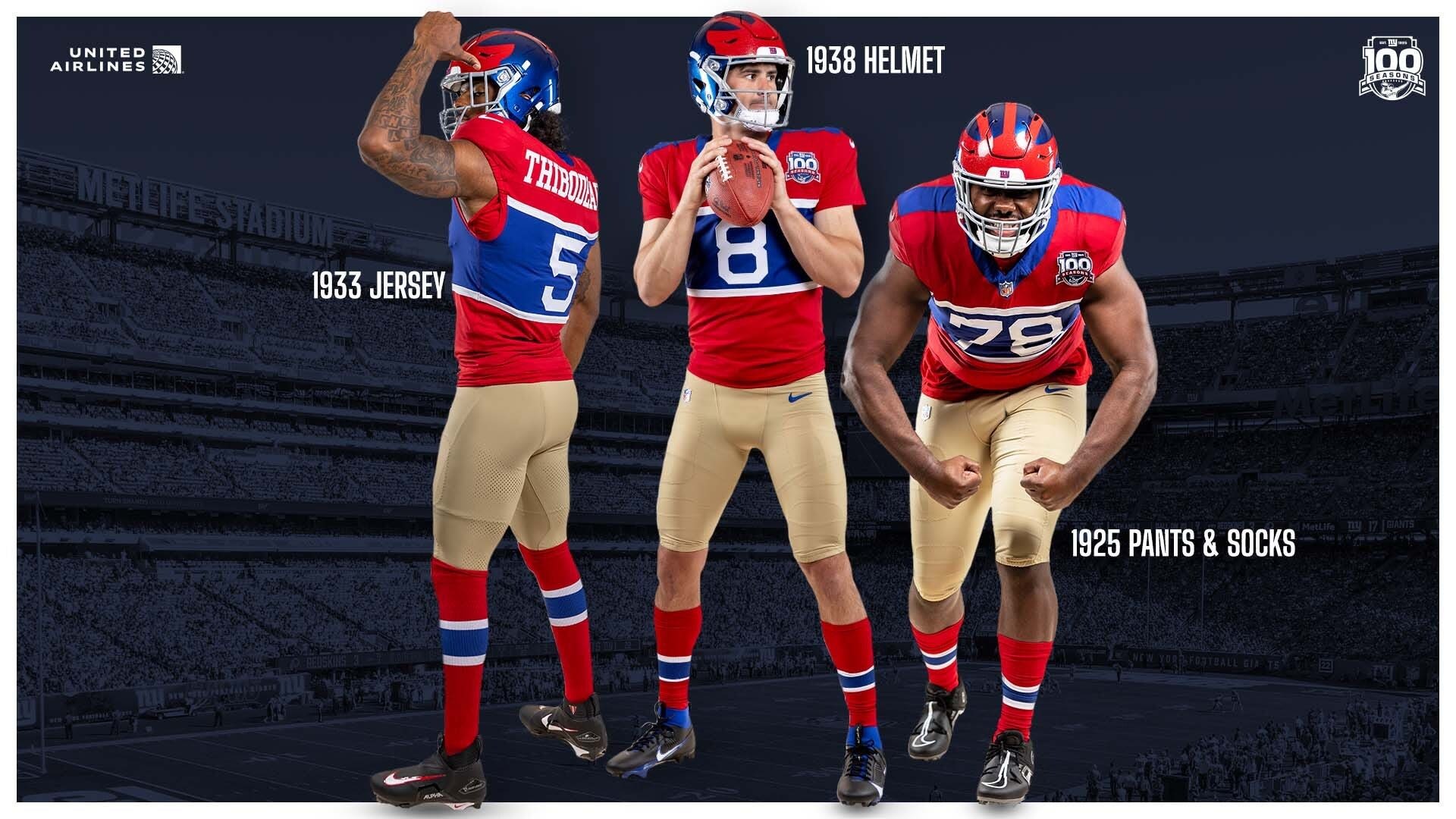 New York Giants reveal 'Century Red' uniforms ... and they are not spectacular