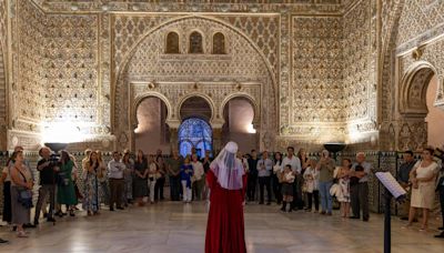 Empiezan las visitas nocturnas teatralizadas en el Real Alcázar