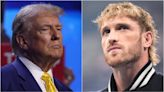 Trump gives Logan Paul mug shot T-shirt