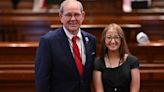 Rep. Jacobs hosts Jonesboro girl as a “Page for a Day” on Illinois House Floor