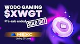 Wodo Gaming’s $XWGT Pre-Sale Reached $550,000 Target in Record Time