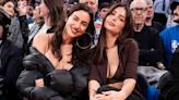 Emily Ratajkowski and Irina Shayk Hang Out Courtside at Knicks Game