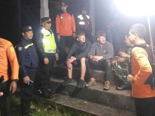 TV presenter's horrific ordeal as sons go missing for 40 hours on remote volcano