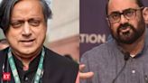 Shashi Tharoor, Rajeev Chandrasekhar continue to spar over AIIMS in Kerala - The Economic Times