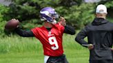 Vikings rookie minicamp: J.J. McCarthy's first day, Josh McCown's presence and more