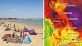 UK weather maps reveal exact date UK 'split in half' by 20C 'mini heatwave'