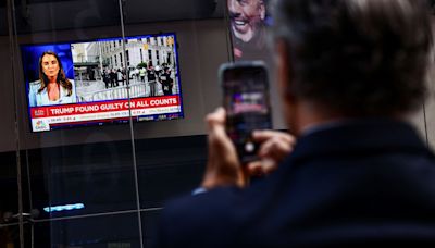 How the Trump verdict hit TV news: ‘An incredibly consequential day’