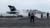 US, Japan, S Korea hold drills in disputed sea as Biden hosts leaders