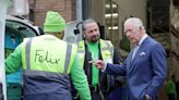 King Charles visits food charity as cost of living takes its toll