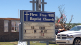 Pastor watches Barnsdall First Free Will Baptist Church torn down during tornado recovery