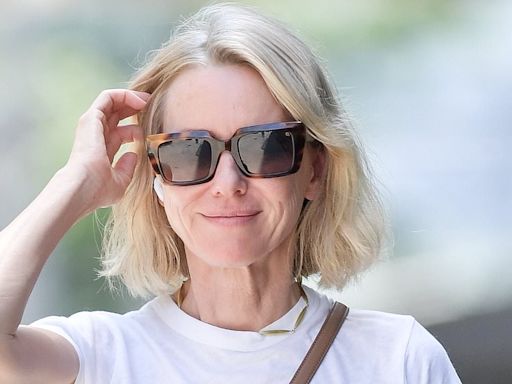 Naomi Watts is all smiles after she and Bill Crudup's Mexico wedding