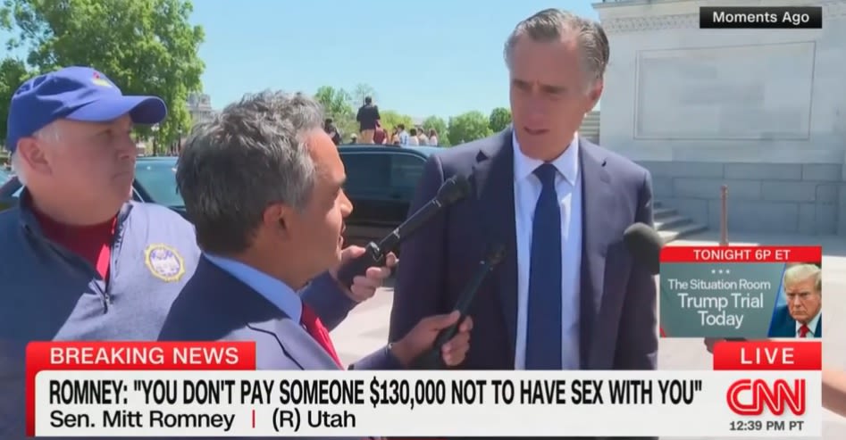 ‘You Don’t Pay Someone $130,000 Not to Have Sex with You’: Mitt Romney Delivers His Verdict in Trump Hush Money Case