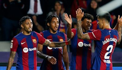 Barcelona reclaim second spot with 2-0 win over Real Sociedad