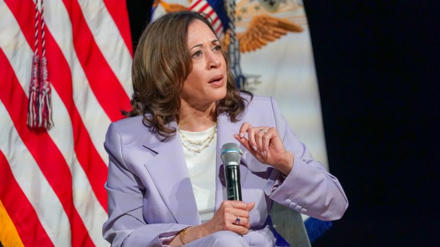 Harris set to blame Trump for fall of Roe to mark anniversary