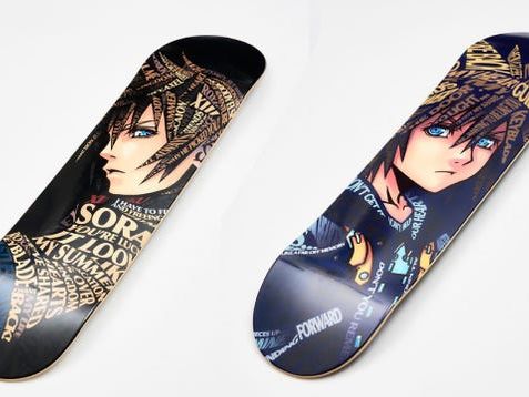 Exclusive Kingdom Hearts II Skateboard Decks Are Pricey But Oh So Gorgeous