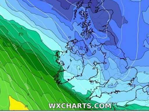 UK weather maps show arctic blast freeze to hit Britain