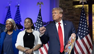 Donald Trump's crowd at black Detroit church raises eyebrows