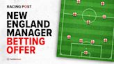 Next England manager odds + get £30 in free bets with Sky Bet's betting offer