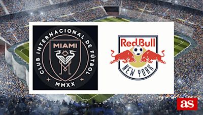 Inter Miami CF vs New York Red Bulls: estadísticas previas y datos en directo | MLS - Liga USA 2024