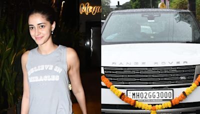 Ananya Panday Buys Luxurious Range Rover Worth Rs 3 Crore, Greets Paps With Big Smile | Watch - News18