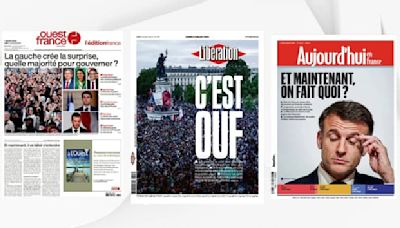 "La claque", "l'espoir renaît", "et maintenant?"... Les unes de la presse après le second tour des législatives