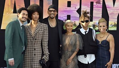 Look: Will Smith attends 'Bad Boys: Ride or Die' premiere with his family