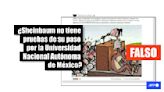Es falso que no haya registros de los estudios universitarios de la candidata mexicana Sheinbaum