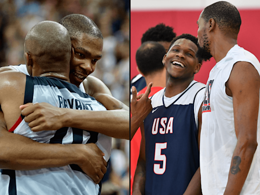 On Team USA, Kevin Durant is a mentor for Anthony Edwards — like Kobe once was for him
