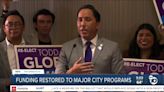 San Diego Mayor Todd Gloria restores reductions in $5.6 billion city budget with new money