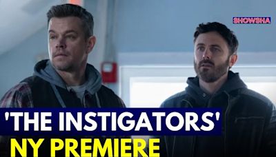 Matt Damon & Casey Affleck Reunite For 'The Instigators' Premiere In New York | WATCH - News18