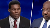 Herschel Walker and Raphael Warnock face off in bizarre debate