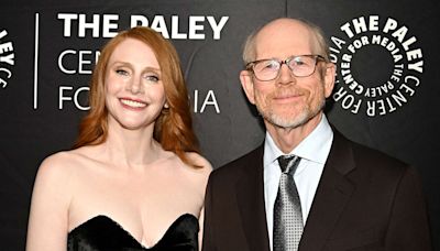 Bryce Dallas Howard Supports Dad Ron Howard as He's Awarded at the 2024 Paley Honors