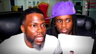 Kevin Hart Joins Kai Cenat's Hilarious Livestream - Night of Comedy Surprises Included A Step Stool and A Snake! | WATCH | EURweb