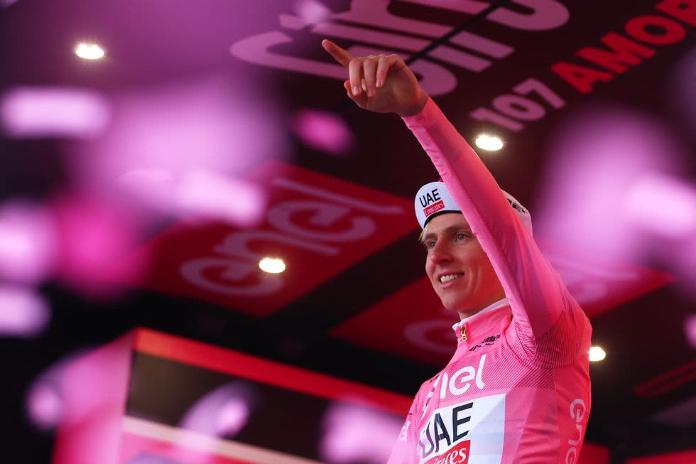 Tadej Pogačar’s Stellar Performance Leaves Rivals Chasing Shadows After First Week of the Giro d’Italia