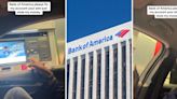 'You should've dealt with a teller': Woman issues warning about Bank of America ATM after she tried to deposit $3,000